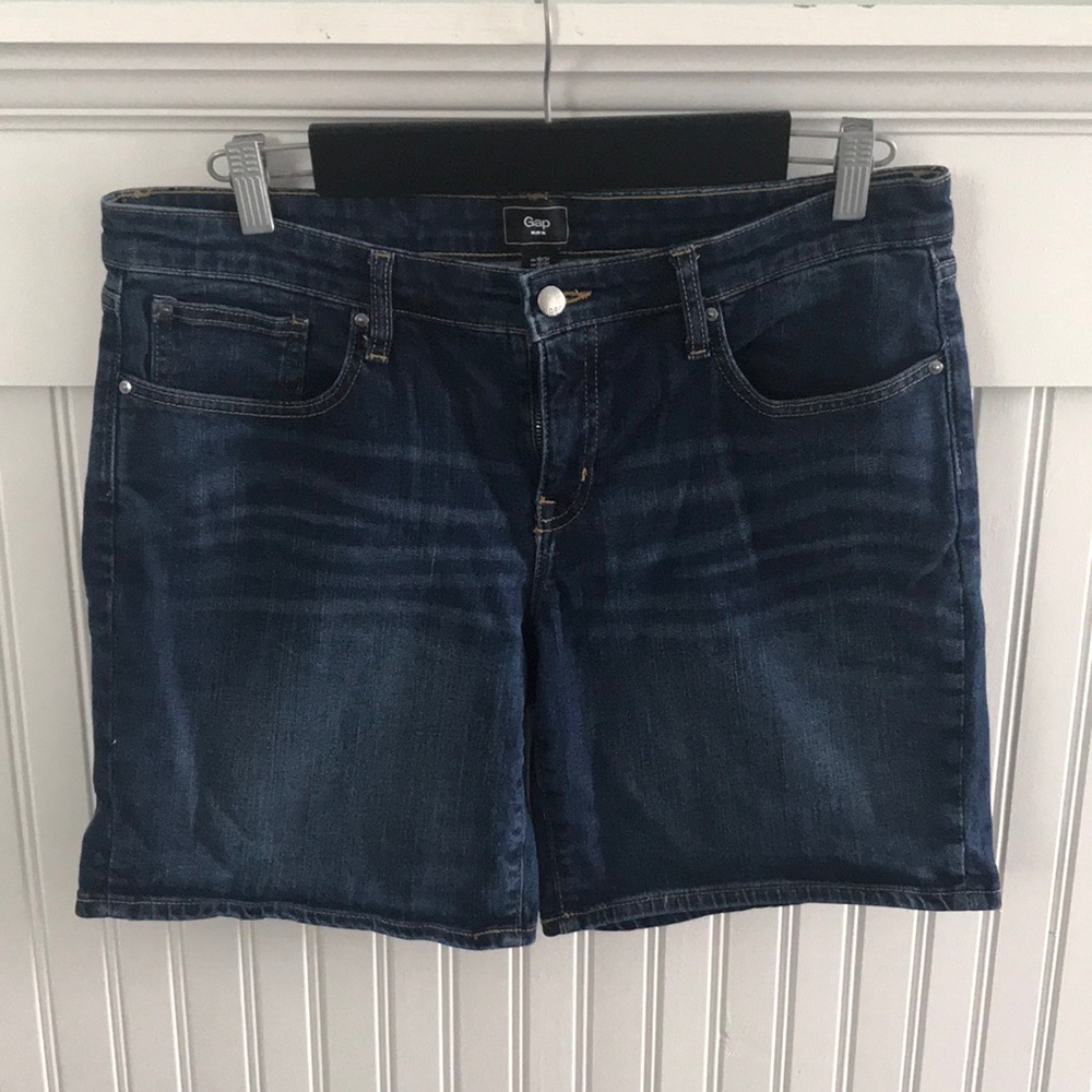 Gap jean shorts.